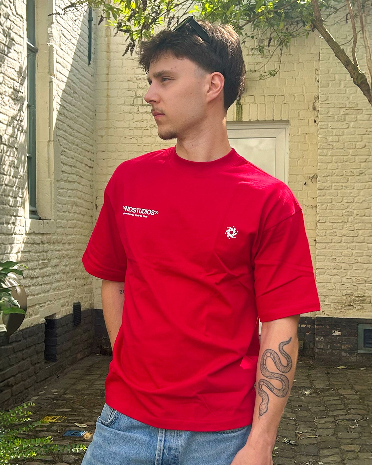 Red Swirl T-shirt